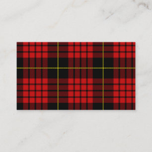 Red Tartan Business Cards