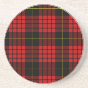 Red Tartan Coaster