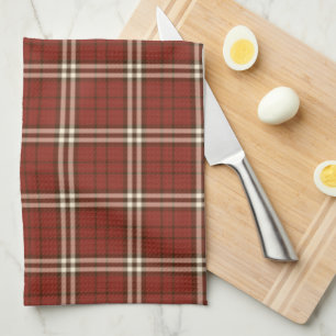 Red Tartan Kitchen Towel