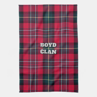 Red Tartan kitchen towel w/out your text