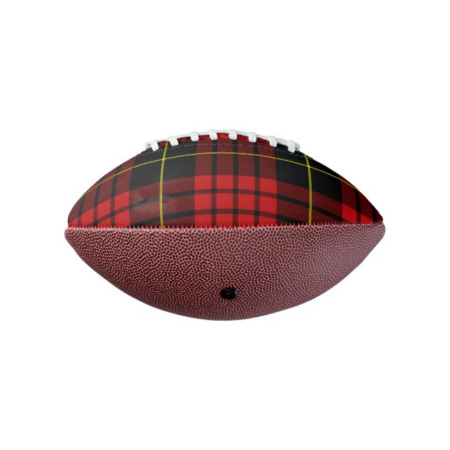 Red Tartan Mini Football American Football (Rotated 270)