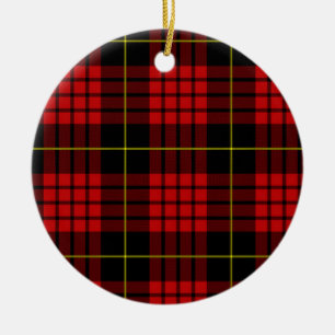 Red Tartan Ornament