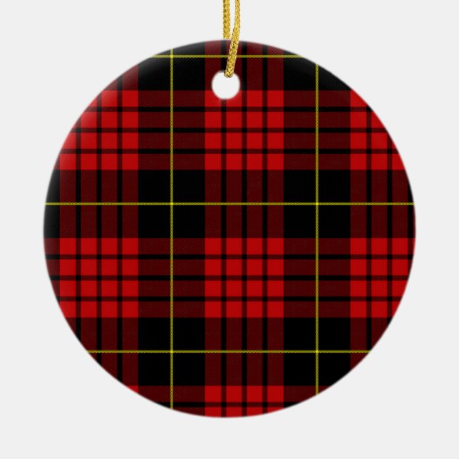 Red Tartan Ornament (Front)
