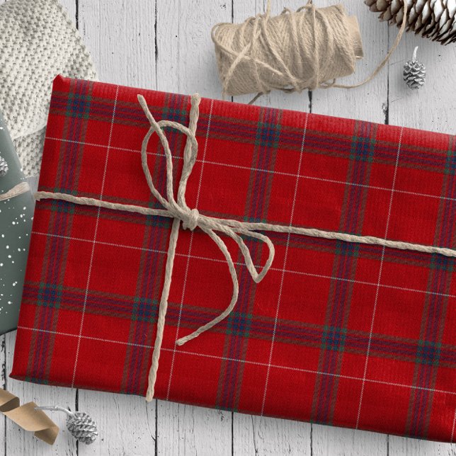 Red Tartan Pattern ID589 Wrapping Paper (Creator Uploaded)