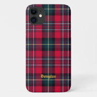 Red Tartan Phone Case w/Name or Initials