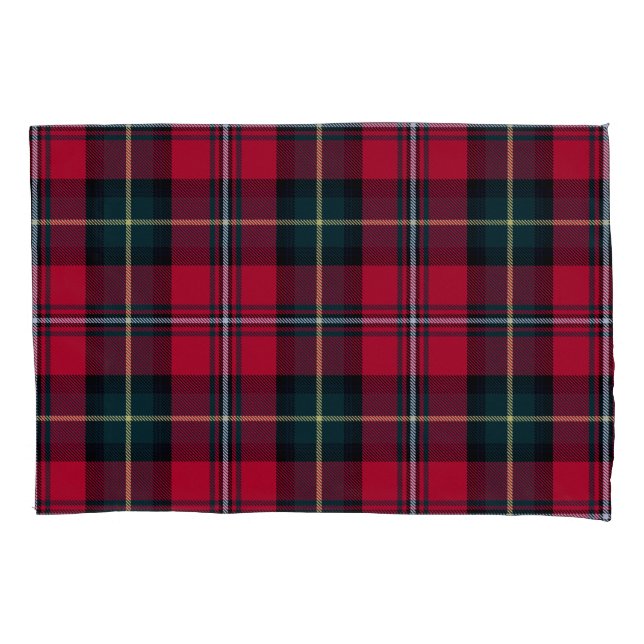 Red Tartan Pillowcase (Front)