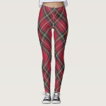 Red Tartan Plaid Pattern Scottish Clan Heritage Leggings<br><div class="desc">Dress up your winter wardrobe with these fun high quality leggings featuring a red Scottish Tartan plaid pattern.  Perfect for the holidays or everyday winter activities and workouts.</div>