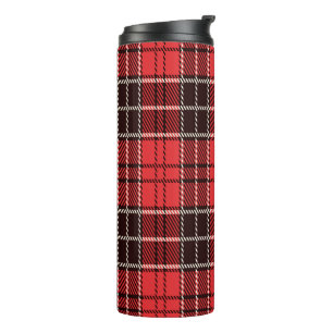  Red Tartan   Thermal Tumbler