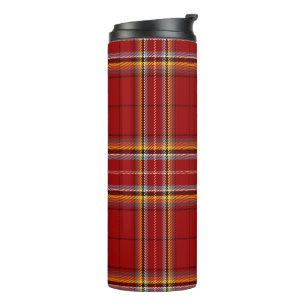 Red Tartan Thermal Tumbler