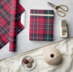 Red Tartan Wrapping Paper