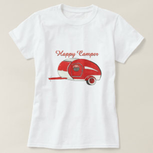 Red Teardrop Camping Women's TeeShirt T-Shirt