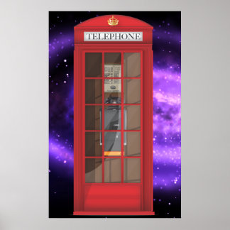 Red Telephone Box Poster