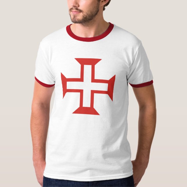 Red Templar Cross T-Shirt (Front)