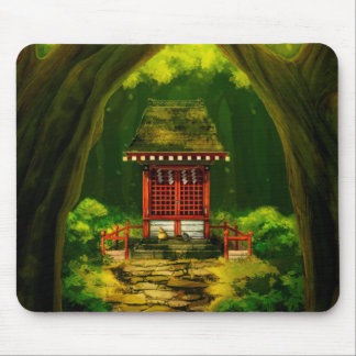 Red Temple Mousepad