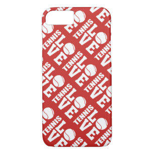 Red Tennis Love Pattern iPhone 8/7 Case