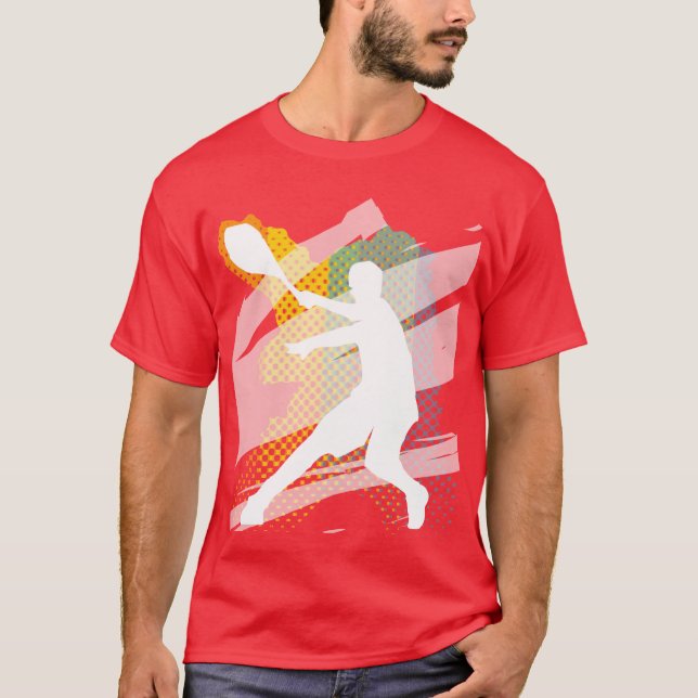 Red Tennis T shirt (Front)