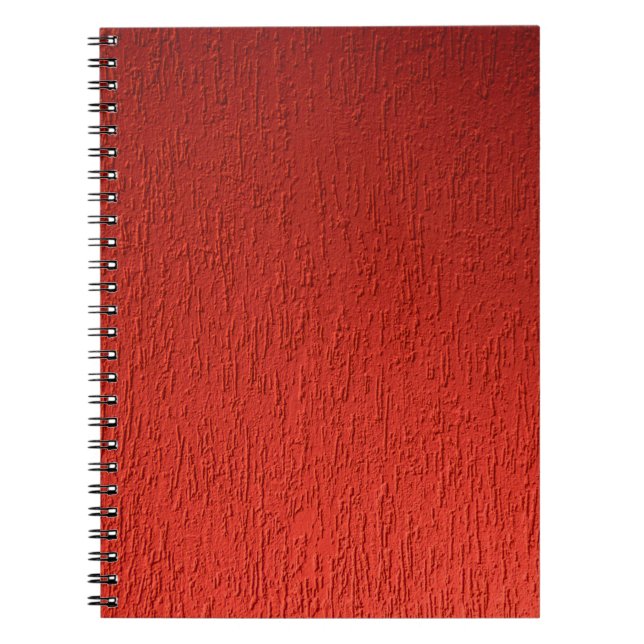 Red texture texture wall background notebook (Front)