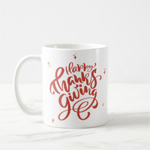 Red Thank You Coffee Cup