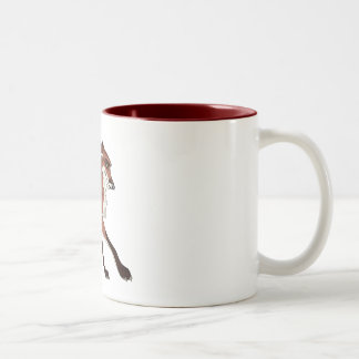 Red the Fox Two-Tone Coffee Mug