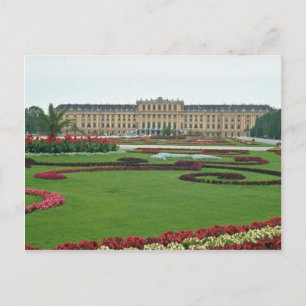 Red The Shonbrunn Castle of the Habsburgs, Vienna, Postcard