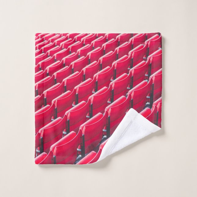 Red theatre chairs wash cloth (Wash Cloth)