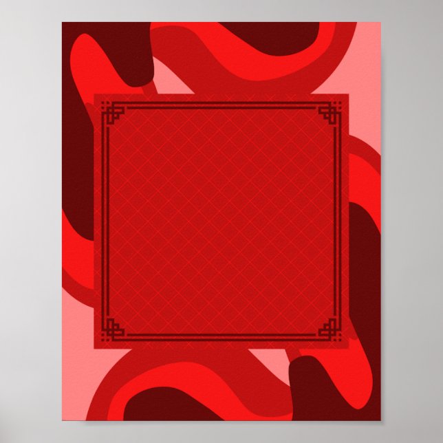 Red Theme Poster for Events (Front)