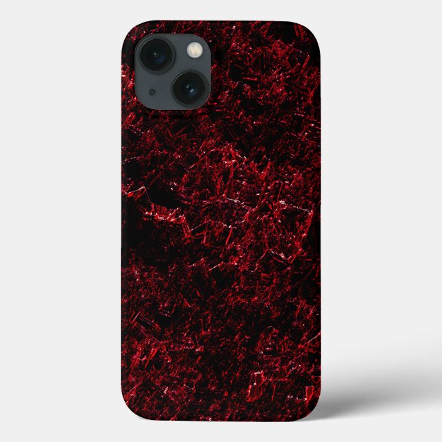 Red thick sponge upon dark red background Case-Mate iPhone case (Back)
