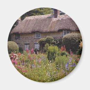 Red Thomas Hardy's cottage, Dorset, England flower Magnet