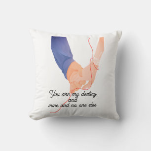 Red Thread of Fate Soulmate Pillow Romantic Coup