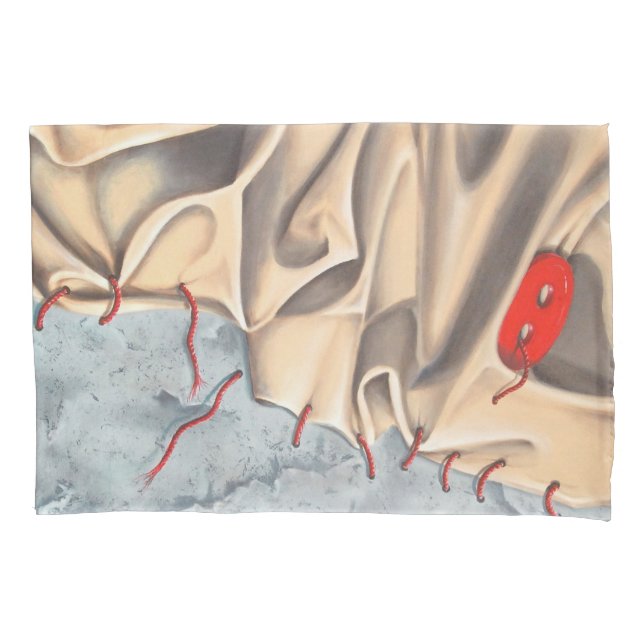 Red thread pillowcase (Front)