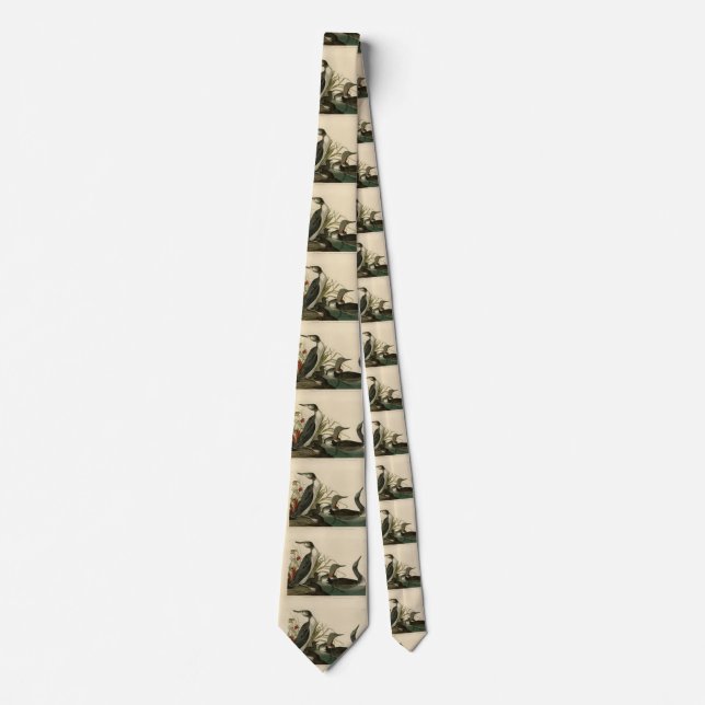 Red-Throated Diver (Loon) Audubon Birds of America Tie (Front)