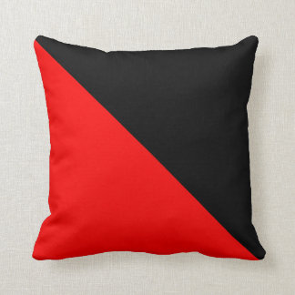Red throw pillow