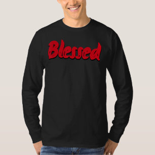 Red Thunder 4s Tee Blessed Drippng Streetwear 4 Re
