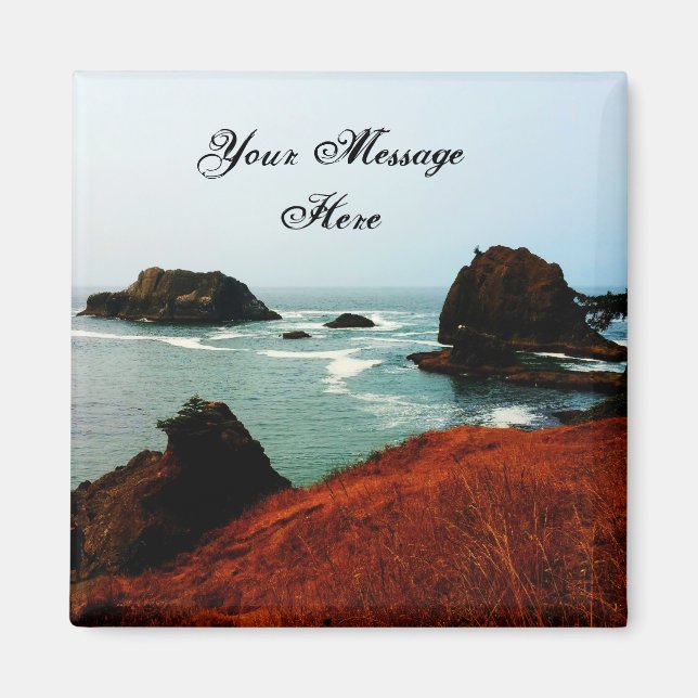 Red Thunder Rock Cove Magnet (Front)