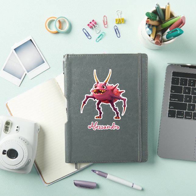 Red TickToc Monster - (iPad Cover)