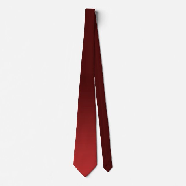 Red Ties Simple Red Wash Neckties Stylish Custom (Front)