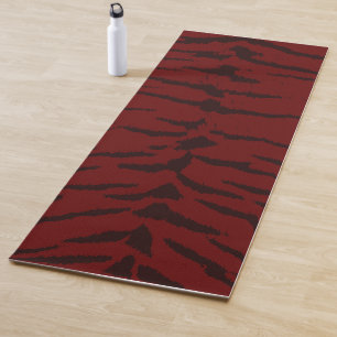 Red Tiger Digital Print Yoga Mat
