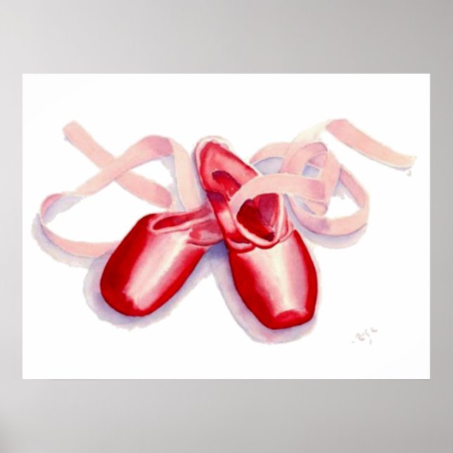 Red Toeshoes Print (Front)