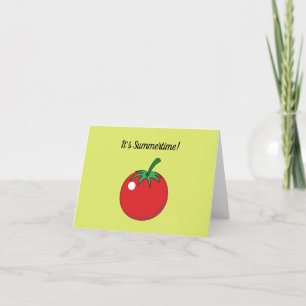 Red Tomato Add your Text Thank You Card