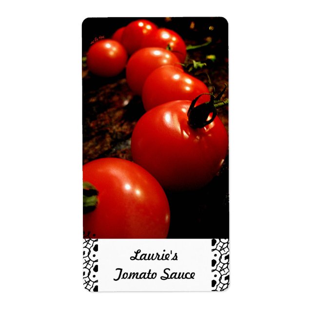 Red Tomato Canning Labels (Front)