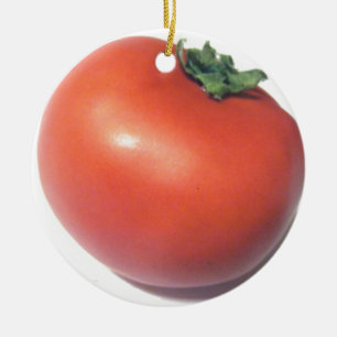 Red Tomato Ceramic Tree Decoration