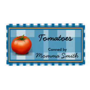 Red Tomato Custom Canning Labels