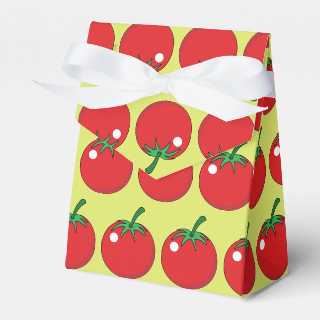 Red Tomato Favour Box (Front Side)