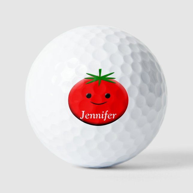 Red Tomato  Golf Balls (Front)