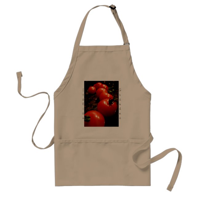 Red Tomato ITALIAN GRANDMA Apron (Front)