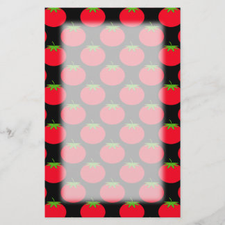 Red Tomato Pattern. Stationery