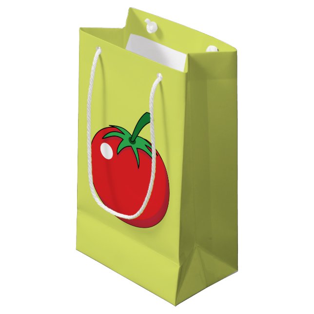 Red Tomato Small Gift Bag (Front Angled)
