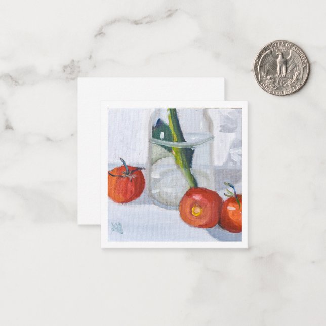 Red Tomato Trio Card (Front/Back In Situ)