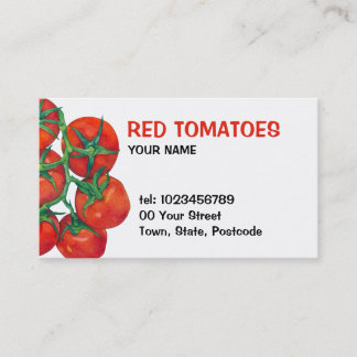 Red Tomatoes Business Card