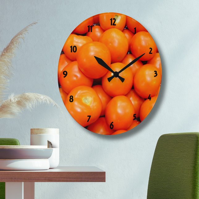Red Tomatoes Clock (Red Tomatoes Clock)